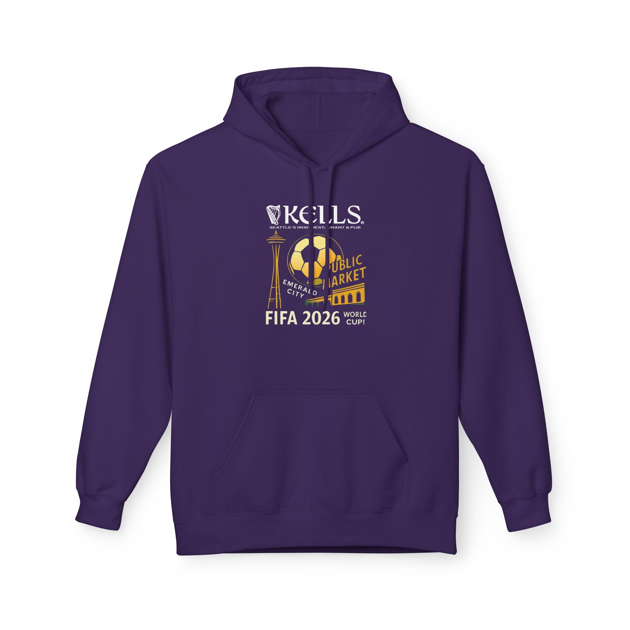 Kells Midweight Fleece Hoodie - World Cup 2026 Logo