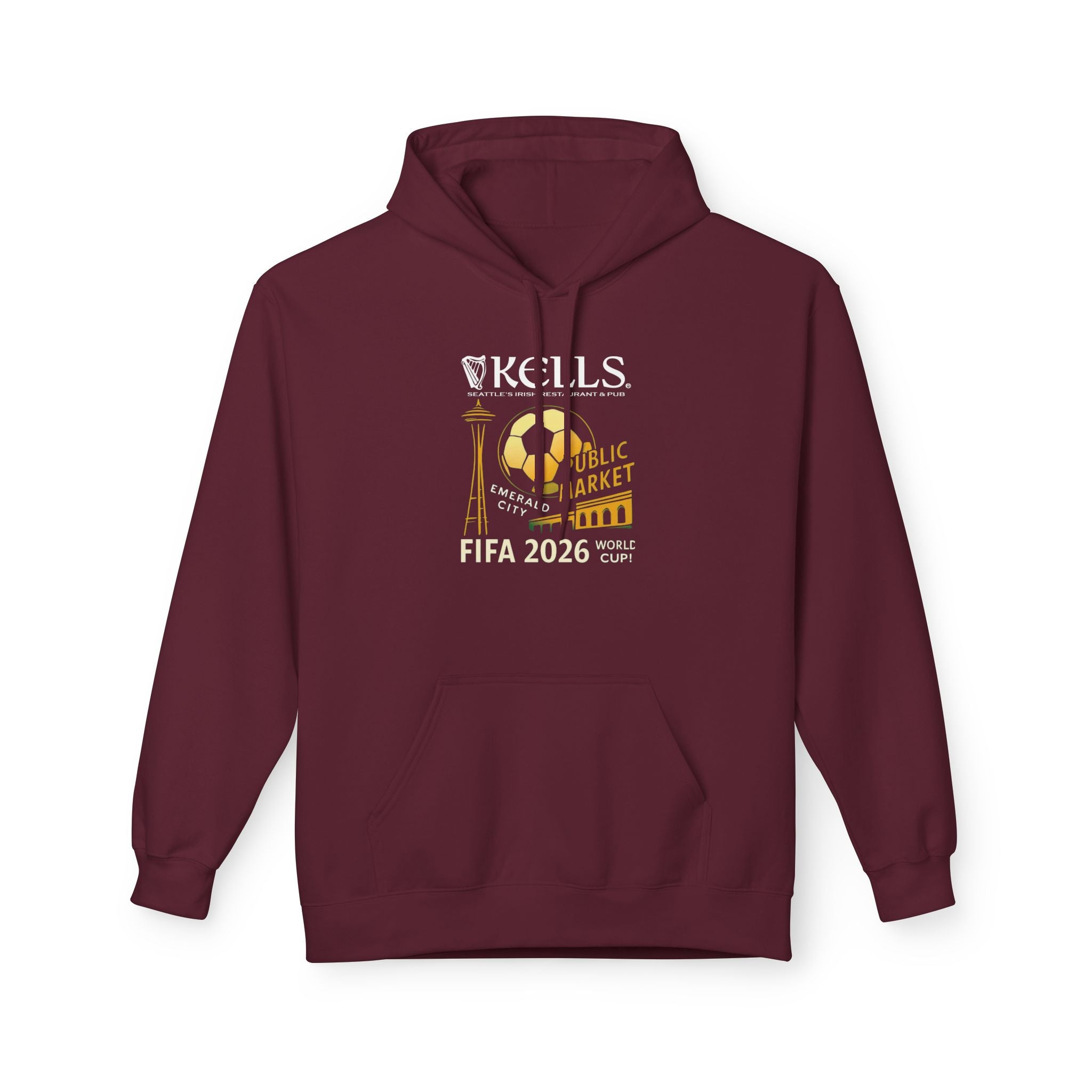 Kells Midweight Fleece Hoodie - World Cup 2026 Logo