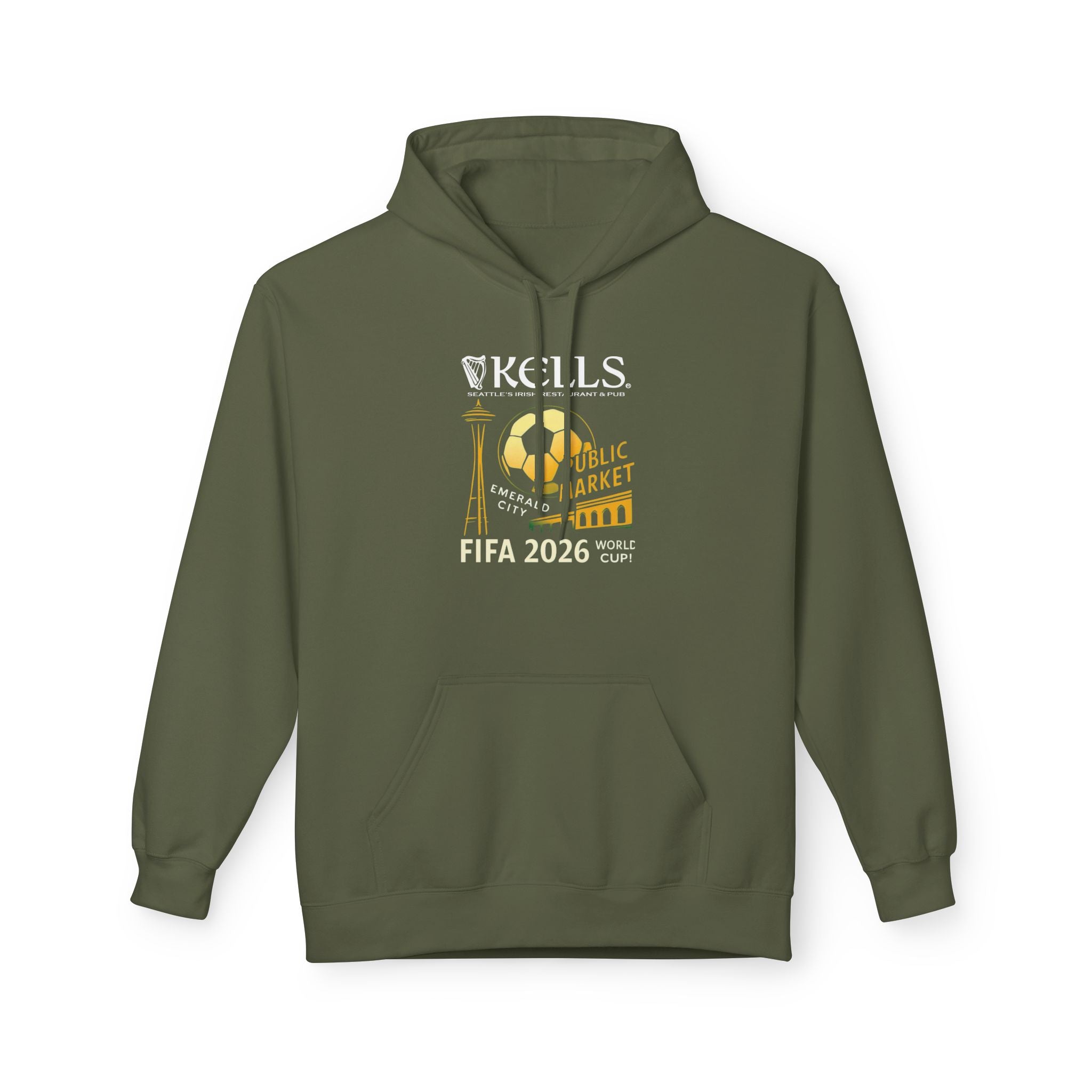 Kells Midweight Fleece Hoodie - World Cup 2026 Logo