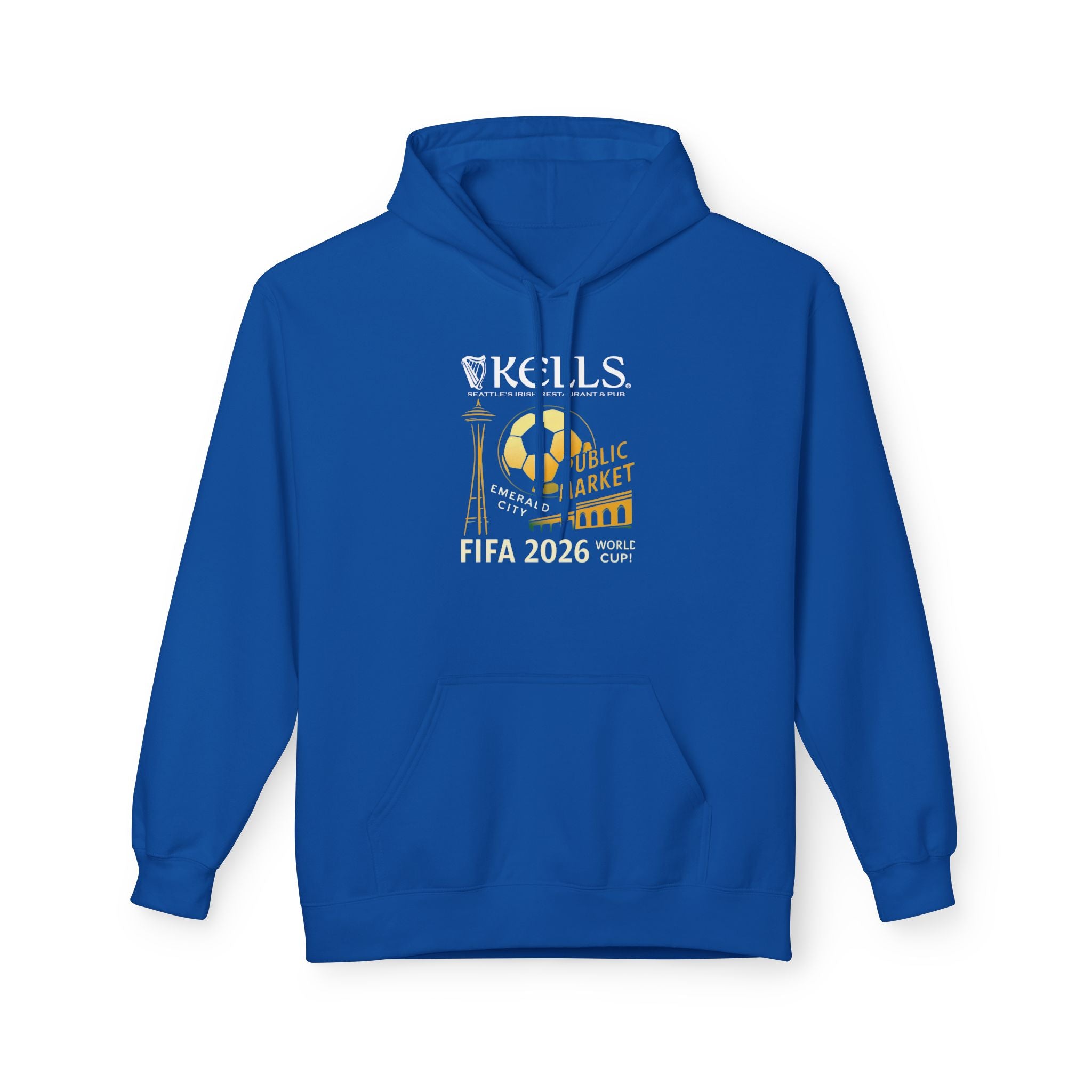 Kells Midweight Fleece Hoodie - World Cup 2026 Logo – Kells Irish
